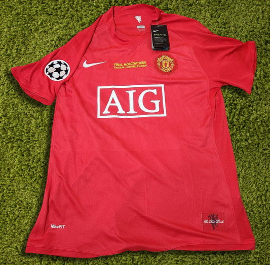 Manchester united 2008 #7 Ronaldo - mangas cortas