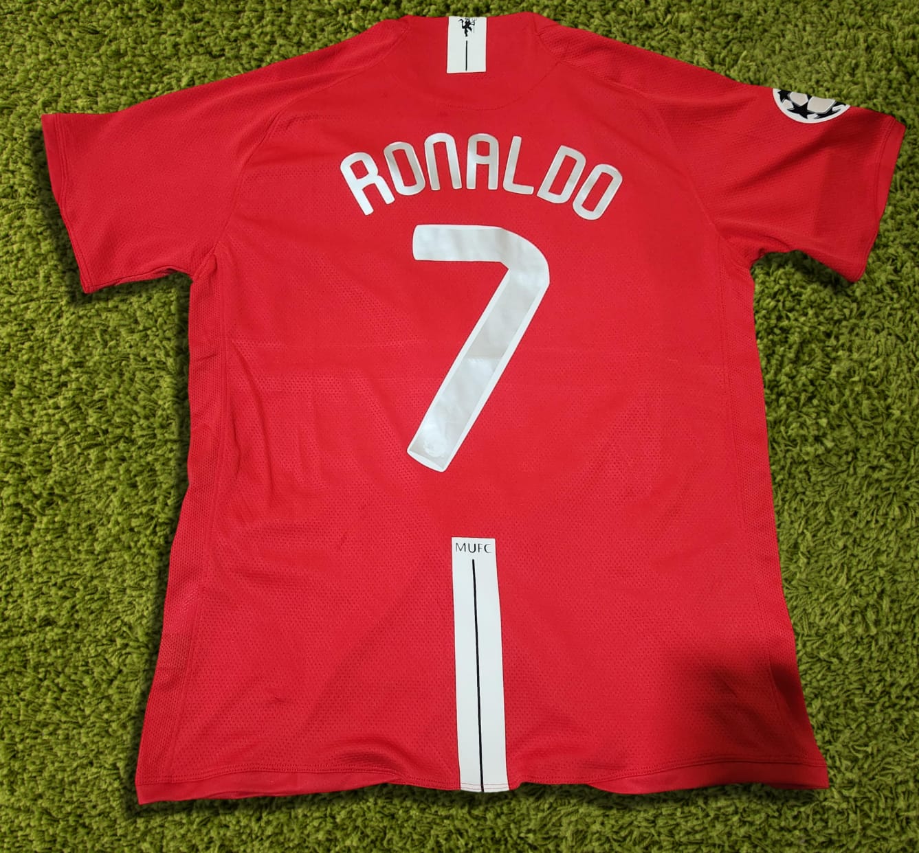Manchester united 2008 #7 Ronaldo - mangas cortas